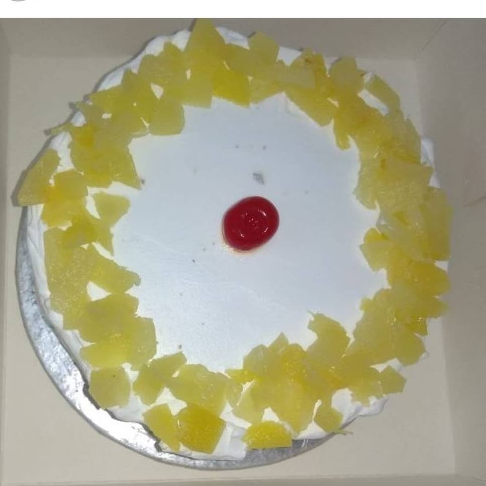Fresh Cream Pineapple Cake